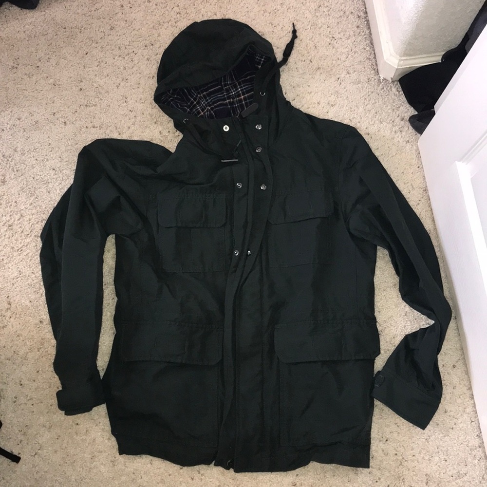 Uniqlo Size M Jacket Windbreaker Dark Green